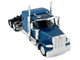 Peterbilt 589 Truck with 72 Inch Sleeper Blue Metallic 1/87 (HO) Plastic Model Car HO Logistics HL-589064