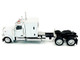 Peterbilt 589 Truck with 72 Inch Sleeper White 1/87 (HO) Plastic Model Car HO Logistics HL-589074