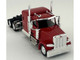 Peterbilt 589 Truck with 72 Inch Sleeper Red 1/87 (HO) Plastic Model Car HO Logistics HL-589084