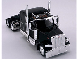 Peterbilt 589 Truck with 72 Inch Sleeper Black 1/87 (HO) Plastic Model Car HO Logistics HL-589094