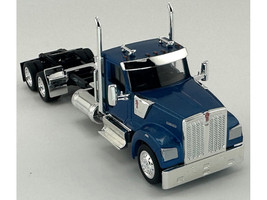 Kenworth W990 2 Axel Day Cab Blue Metallic 1/87 (HO) Plastic Model Car HO Logistics HL-990061