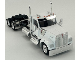 Kenworth W990 2 Axel Day Cab White 1/87 (HO) Plastic Model Car HO Logistics HL-990071