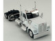 Kenworth W990 2 Axel Day Cab White 1/87 (HO) Plastic Model Car HO Logistics HL-990071