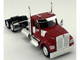 Kenworth W990 2 Axel Day Cab Red 1/87 (HO) Plastic Model Car HO Logistics HL-990081