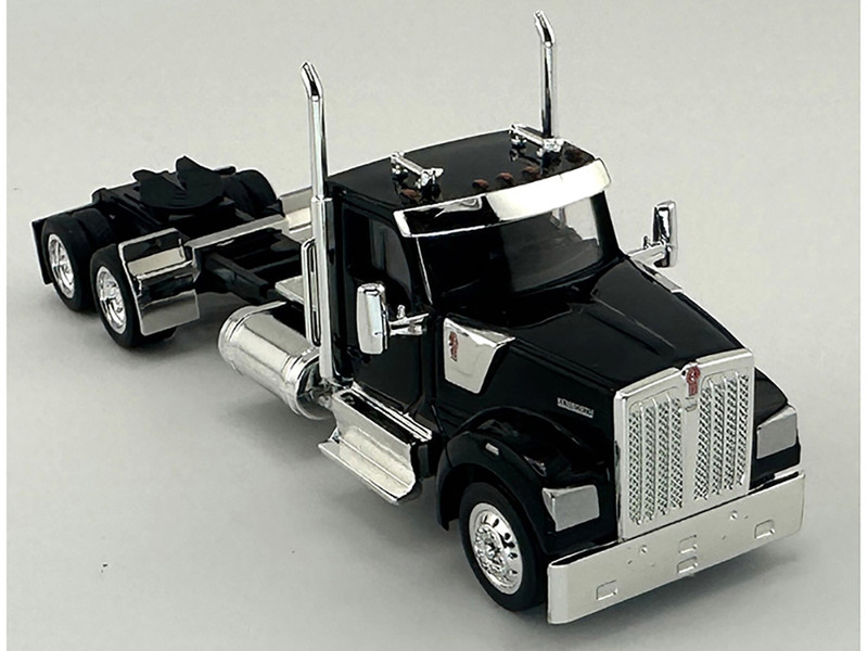 Kenworth W990 2 Axel Day Cab Black 1/87 (HO) Plastic Model Car HO Logistics HL-990091