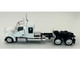 Kenworth W990 with Flat Top Sleeper Cab White 1/87 (HO) Plastic Model Car HO Logistics HL-990073