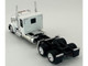 Kenworth W990 with Flat Top Sleeper Cab White 1/87 (HO) Plastic Model Car HO Logistics HL-990073