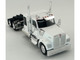 Kenworth W990 with Flat Top Sleeper Cab White 1/87 (HO) Plastic Model Car HO Logistics HL-990073