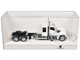 Kenworth W990 with Flat Top Sleeper Cab White 1/87 (HO) Plastic Model Car HO Logistics HL-990073 Kenworth W990 with Flat Top Sleeper Cab White 1/87 (HO) Plastic Model Car HO Logistics HL-990073