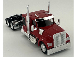 Kenworth W990 with Flat Top Sleeper Cab Red 1/87 (HO) Plastic Model Car HO Logistics HL-990083