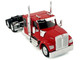 Kenworth W990 with Flat Top Sleeper Cab Red 1/87 (HO) Plastic Model Car HO Logistics HL-990083 Kenworth W990 with Flat Top Sleeper Cab Red 1/87 (HO) Plastic Model Car HO Logistics HL-990083