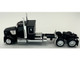 Kenworth W990 with Flat Top Sleeper Cab Black 1/87 (HO) Plastic Model Car HO Logistics HL-990093