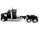 Kenworth W990 with Flat Top Sleeper Cab Black 1/87 (HO) Plastic Model Car HO Logistics HL-990093 Kenworth W990 with Flat Top Sleeper Cab Black 1/87 (HO) Plastic Model Car HO Logistics HL-990093
