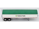 Covered Grain Trailer White with Green Tarp Nutrena Feeds 1/87 (HO) Plastic Model Car HO Logistics HL-464