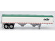 Covered Grain Trailer White with Green Tarp Cargill 1/87 (HO) Plastic Model Car HO Logistics HL-465