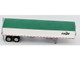 Covered Grain Trailer White with Green Tarp Cargill 1/87 (HO) Plastic Model Car HO Logistics HL-465