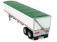 Covered Grain Trailer White with Green Tarp 1/87 (HO) Plastic Model Car HO Logistics HL-466 Covered Grain Trailer White with Green Tarp 1/87 (HO) Plastic Model Car HO Logistics HL-466