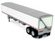 Covered Grain Trailer White with Silver Tarp 1/87 (HO) Plastic Model Car HO Logistics HL-467 Covered Grain Trailer White with Silver Tarp 1/87 (HO) Plastic Model Car HO Logistics HL-467