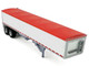 Covered Grain Trailer White with Red Tarp 1/87 (HO) Plastic Model Car HO Logistics HL-468 Covered Grain Trailer White with Red Tarp 1/87 (HO) Plastic Model Car HO Logistics HL-468