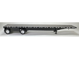 High Boy Spread Axle Flatbed Trailer Black 1/87 (HO) Plastic Model Car HO Logistics HL-479