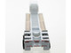 Low Boy Flatbed Trailer White 1/87 (HO) Plastic Model Car HO Logistics HL-487
