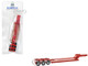 Low Boy Flatbed Trailer Red 1/87 (HO) Plastic Model Car HO Logistics HL-488