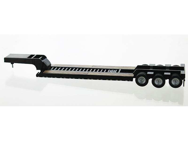 Low Boy Flatbed Trailer Black 1/87 (HO) Plastic Model Car HO Logistics HL-489