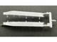 Trailer Wind Skirts for 53 Dry Vans White 1/87 (HO) Plastic Model Car HO Logistics HL-53093