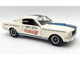 1965 Shelby GT350 Reynolds Ford White with Blue Stripes Limited Edition to 204 pieces Worldwide 1/18 Diecast Model Car ACME GT350