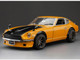 1970 Nissan Fairlady Z S30 RHD Right Hand Drive Orange with Carbon Hood Asian Collectibles Series 1/18 Diecast Model Car Sun Star SS-3516R