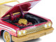1963 Chevrolet Impala Lowrider Michael Heralda Special Edition Red Metallic with Cream Top and Interior with Gold Graphics Hobby Exclusive Series 1/64 Diecast Model Car Greenlight GL-2020001 1963 Chevrolet Impala Lowrider Michael Heralda Special Edition Red Metallic with Cream Top and Interior with Gold Graphics Hobby Exclusive Series 1/64 Diecast Model Car Greenlight GL-2020001