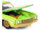 1970 Chevrolet Monte Carlo Lowrider Michael Heralda Special Edition Lime Green with Graphics Hobby Exclusive Series 1/64 Diecast Model Car Greenlight GL-2020002 1970 Chevrolet Monte Carlo Lowrider Michael Heralda Special Edition Lime Green with Graphics Hobby Exclusive Series 1/64 Diecast Model Car Greenlight GL-2020002