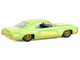 1970 Chevrolet Monte Carlo Lowrider Michael Heralda Special Edition Lime Green with Graphics Hobby Exclusive Series 1/64 Diecast Model Car Greenlight GL-2020002 1970 Chevrolet Monte Carlo Lowrider Michael Heralda Special Edition Lime Green with Graphics Hobby Exclusive Series 1/64 Diecast Model Car Greenlight GL-2020002