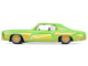 1970 Chevrolet Monte Carlo Lowrider Michael Heralda Special Edition Lime Green with Graphics Hobby Exclusive Series 1/64 Diecast Model Car Greenlight GL-2020002