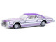 1973 Ford Thunderbird Lowrider Michael Heralda Special Edition Purple Metallic with Graphics and White Interior Hobby Exclusive Series 1/64 Diecast Model Car Greenlight GL-2020003 1973 Ford Thunderbird Lowrider Michael Heralda Special Edition Purple Metallic with Graphics and White Interior Hobby Exclusive Series 1/64 Diecast Model Car Greenlight GL-2020003