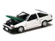 Toyota Sprinter Trueno AE86 RHD Right Hand Drive Keiichi Tsuchiya Dori Dori Mesh Wheels White with Green Carbon Hood 1/64 Diecast Model Car Hobby Japan HJ646052BDK Toyota Sprinter Trueno AE86 RHD Right Hand Drive Keiichi Tsuchiya Dori Dori Mesh Wheels White with Green Carbon Hood 1/64 Diecast Model Car Hobby Japan HJ646052BDK