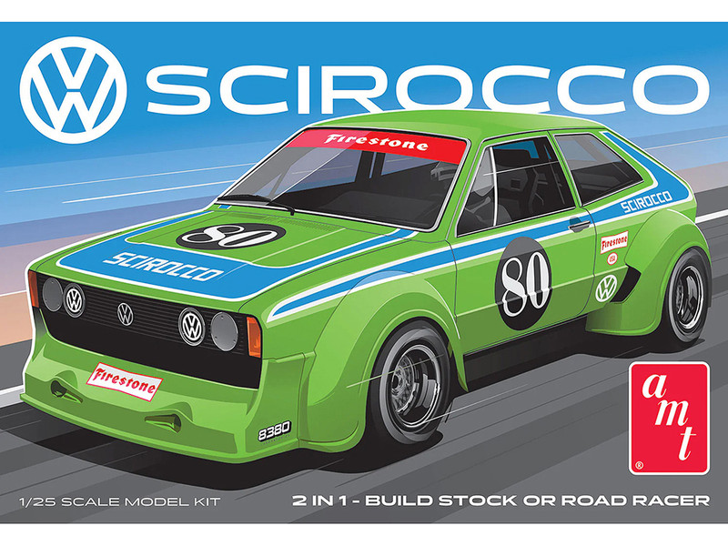 Skill 2 Model Kit Volkswagen Scirocco T A Champ 1/25 Scale Model AMT AMT1476 Skill 2 Model Kit Volkswagen Scirocco T A Champ 1/25 Scale Model AMT AMT1476