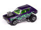 1971 AMC Gremlin Passion Purple Metallic with Green Flames and Interior Zingers Series 1/64 Diecast Model Car Johnny Lightning JLSF027-JLSP402B 1971 AMC Gremlin Passion Purple Metallic with Green Flames and Interior Zingers Series 1/64 Diecast Model Car Johnny Lightning JLSF027-JLSP402B
