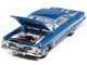 1961 Chevrolet Impala SS 409 Blue Metallic with White Stripes and Interior Scrapin Series 1/64 Diecast Model Car Johnny Lightning JLSF027-JLSP406B