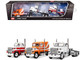 Ford LTL 9000 Trio Set Two Day Cabs and One 60 Flat Top Sleeper 1/64 Diecast Model DCP/First Gear 60-2175 Ford LTL 9000 Trio Set Two Day Cabs and One 60 Flat Top Sleeper 1/64 Diecast Model DCP/First Gear 60-2175