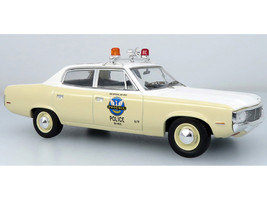1972 AMC Matador Police Car Phoenix Police Department White and Beige 1/43 Diecast Model Iconic Replicas 43-0590