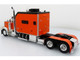 Peterbilt 379 Tractor with Enclosed Car Carrier Trailer Reliable Carriers Orange and Black Heavy Haul Truck Collection 1/43 Diecast Model Iconic Replicas 43-0632 Peterbilt 379 Tractor with Enclosed Car Carrier Trailer Reliable Carriers Orange and Black Heavy Haul Truck Collection 1/43 Diecast Model Iconic Replicas 43-0632