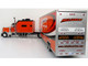 Peterbilt 379 Tractor with Enclosed Car Carrier Trailer Reliable Carriers Orange and Black Heavy Haul Truck Collection 1/43 Diecast Model Iconic Replicas 43-0632 Peterbilt 379 Tractor with Enclosed Car Carrier Trailer Reliable Carriers Orange and Black Heavy Haul Truck Collection 1/43 Diecast Model Iconic Replicas 43-0632