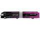 New Flyer Xcelsior XE60 Articulated Transit Bus Spokane Transit City Line Black and Purple The Bus & Motorcoach Collection Limited Edition 1/87 (HO) Diecast Model Iconic Replicas 87-0607
