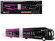 New Flyer Xcelsior XE60 Articulated Transit Bus Spokane Transit City Line Black and Purple The Bus & Motorcoach Collection Limited Edition 1/87 (HO) Diecast Model Iconic Replicas 87-0607
