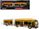 New Flyer Xcelsior XE60 Articulated Transit Bus Hamilton Street Railway 150th Anniversary Yellow with Black Stripes The Bus & Motorcoach Collection Limited Edition 1/87 (HO) Diecast Model Iconic Replicas 87-0608 New Flyer Xcelsior XE60 Articulated Transit Bus Hamilton Street Railway 150th Anniversary Yellow with Black Stripes The Bus & Motorcoach Collection Limited Edition 1/87 (HO) Diecast Model Iconic Replicas 87-0608