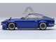 Nissan Fairlady Z RHD Right Hand Drive Akuma No Z Blue Metallic Wangan Midnight Comic #1 Version Manga 1/64 Diecast Model Car Autoart 20685
