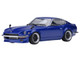Nissan Fairlady Z RHD Right Hand Drive Akuma No Z Blue Metallic Wangan Midnight Comic #1 Version Manga 1/64 Diecast Model Car Autoart 20685
