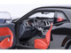 2023 Dodge Challenger SRT Super Stock Pitch Black with Red Interior 1/18 Model Car Autoart 71765 2023 Dodge Challenger SRT Super Stock Pitch Black with Red Interior 1/18 Model Car Autoart 71765