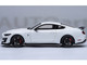 Ford Mustang Shelby GT500 Oxford White with Black Stripes 1/18 Model Car Autoart 73095